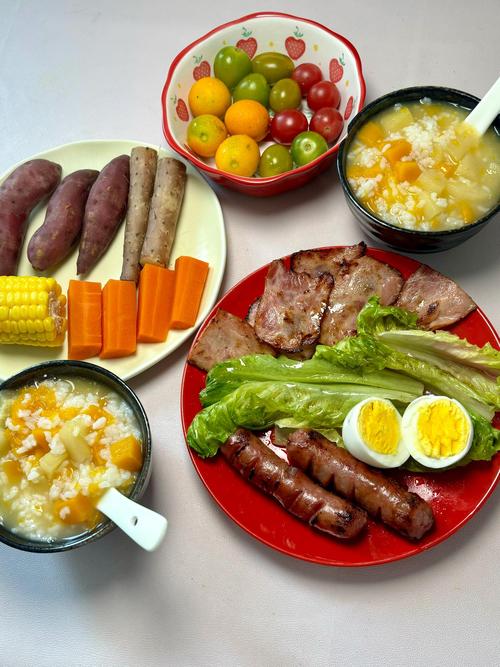 家常功能性便秘膳食纤维搭配早餐实拍