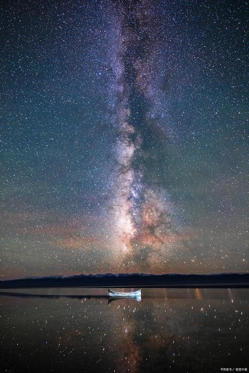 茶卡盐湖星空倒影