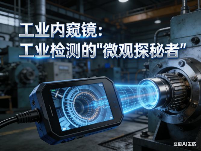 深孔钻削加工后内孔工业镜检测场景
