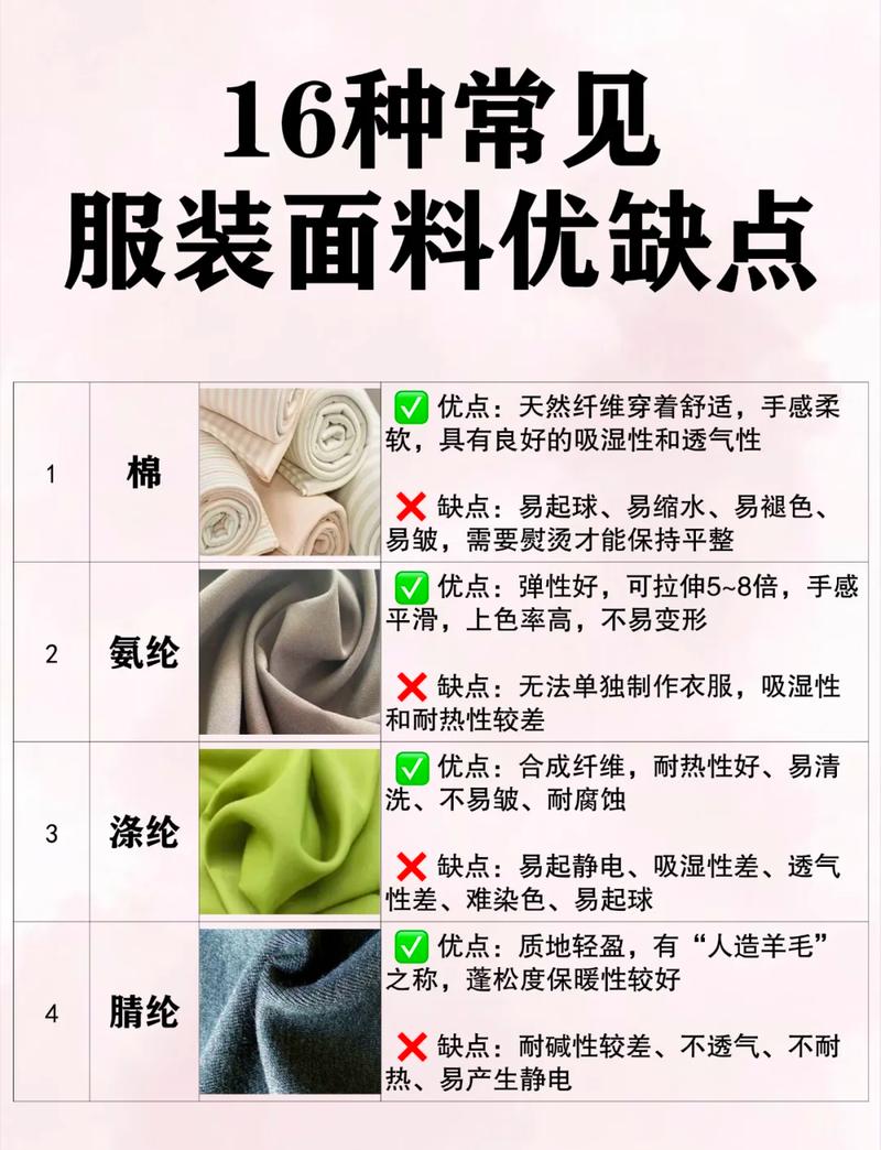 选面料的几个小细节，没人说但很重要