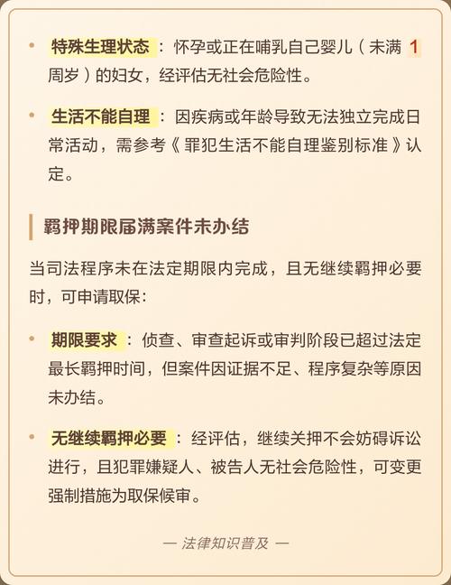 取保候审法定适用条件对照表