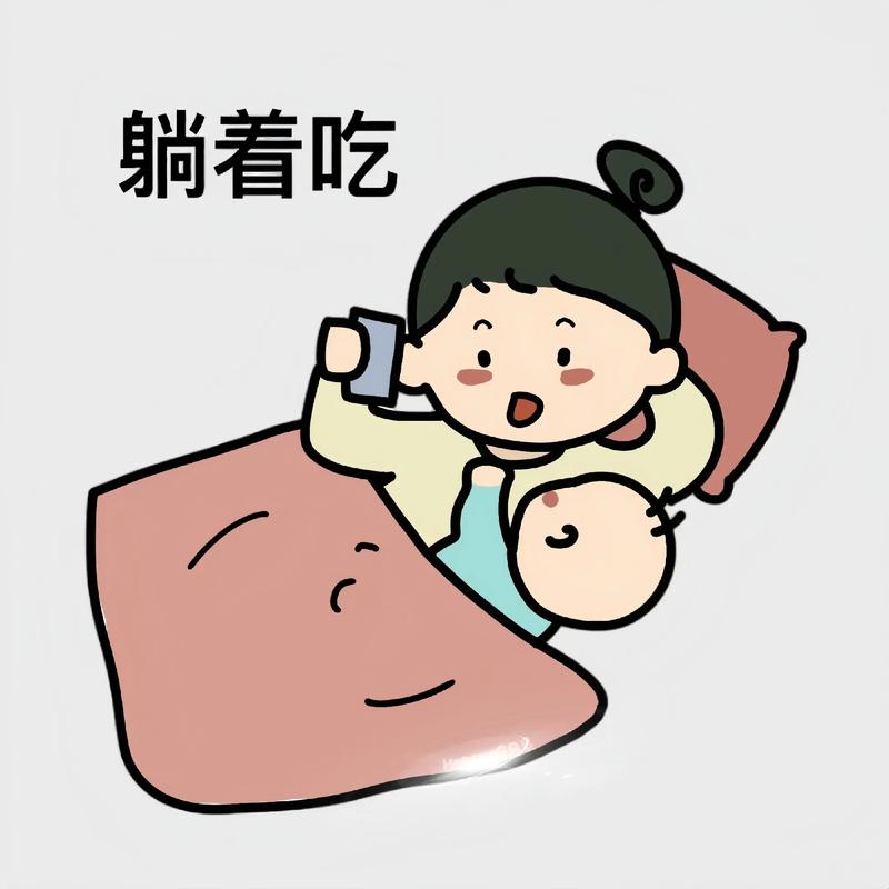 妈妈看着宝宝期待辅食的表情