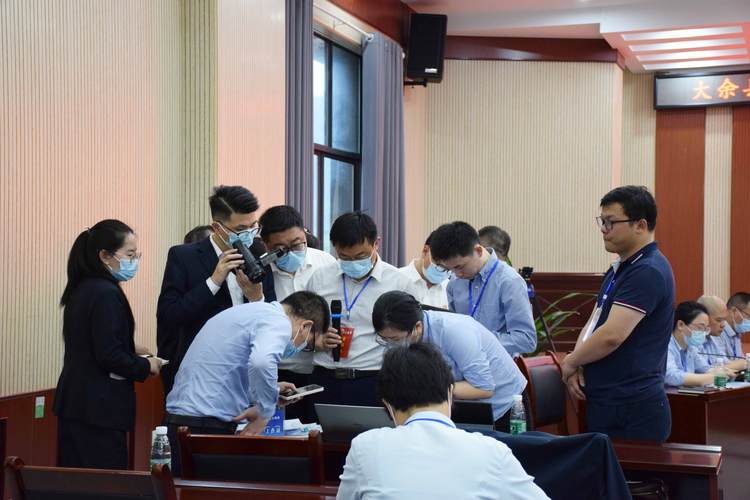 网红MCN公司破产债务清偿登记现场