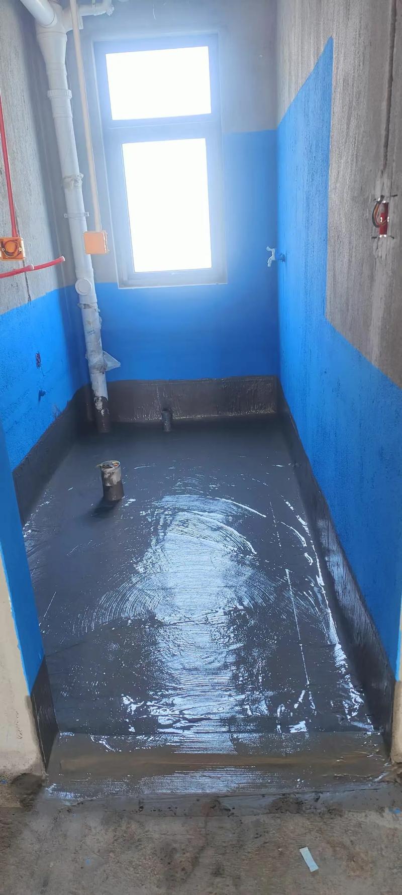 卫生间地面防水卷材铺贴效果对比