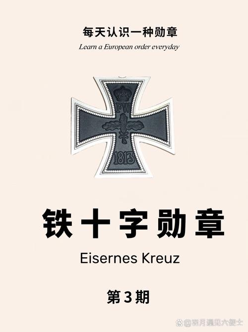 旧勋章背面刻字为忠诚服务铁十字徽章