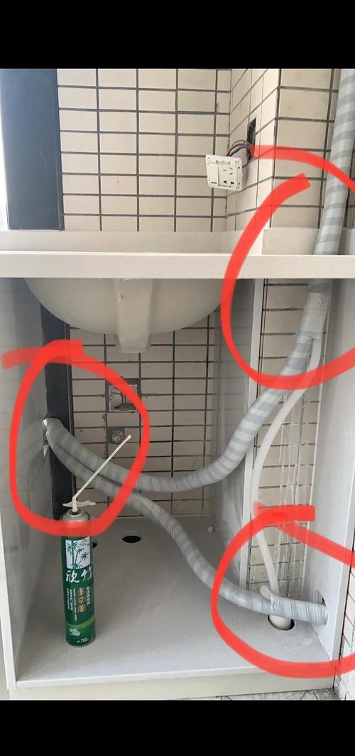 家装挂机空调穿墙排水孔预留示意图