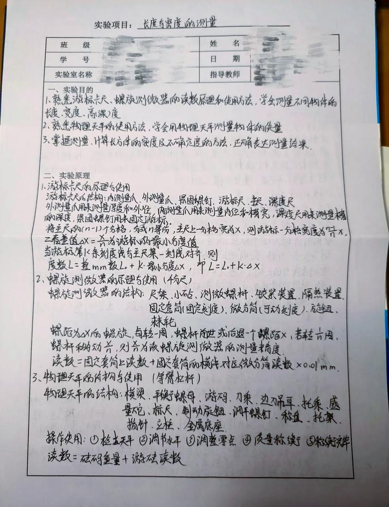 大学生实验室创新项目失败记录手稿