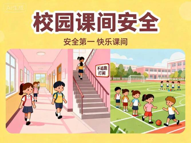 小学课间安全教育主题班会现场