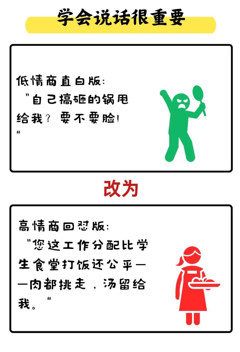 职场甩锅话术识别漫画示意图