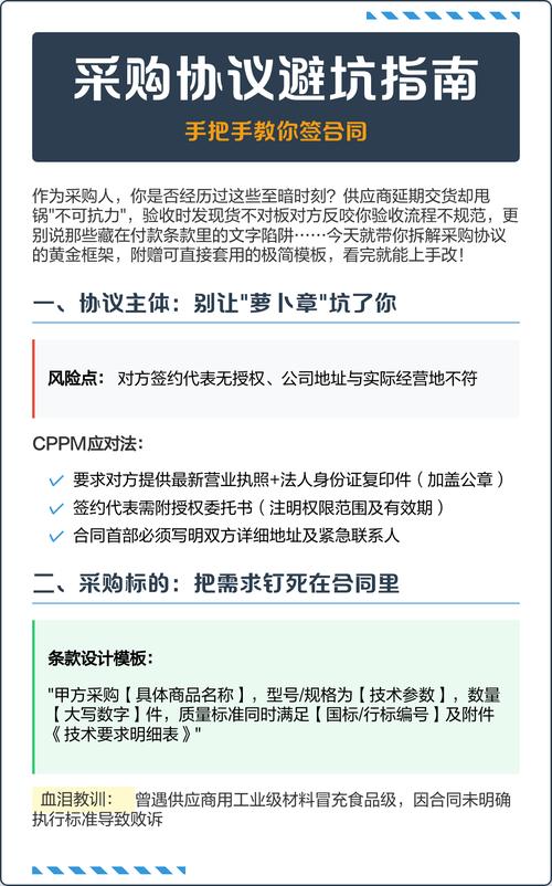 不同采购规模的签约避坑攻略