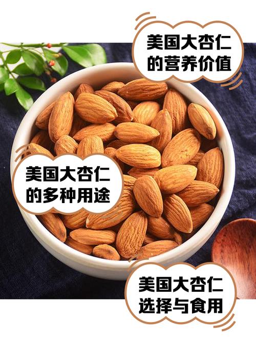 美国大杏仁与国产杏仁实物对比图