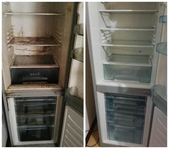 冰箱侧面缝隙清洁刷实物对比图