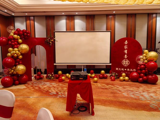 婚礼大屏幕照片转盘互动现场