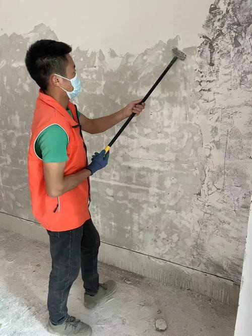 旧房墙面铲除后基层处理