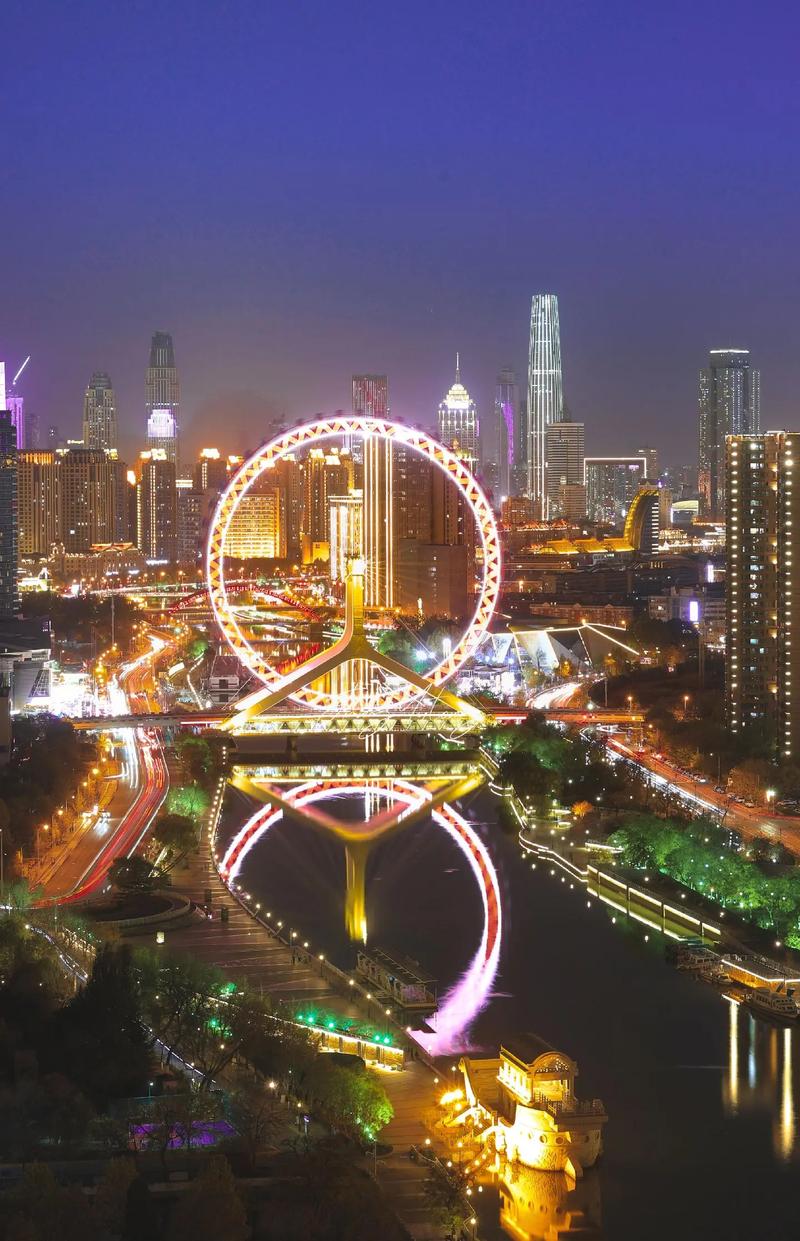 天津之眼夜景