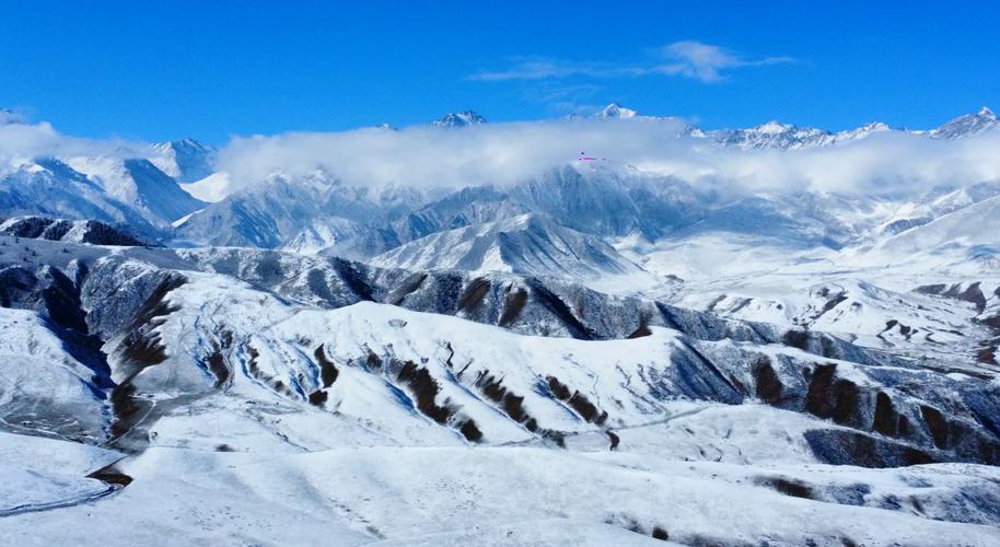 巴尔斯雪山全景