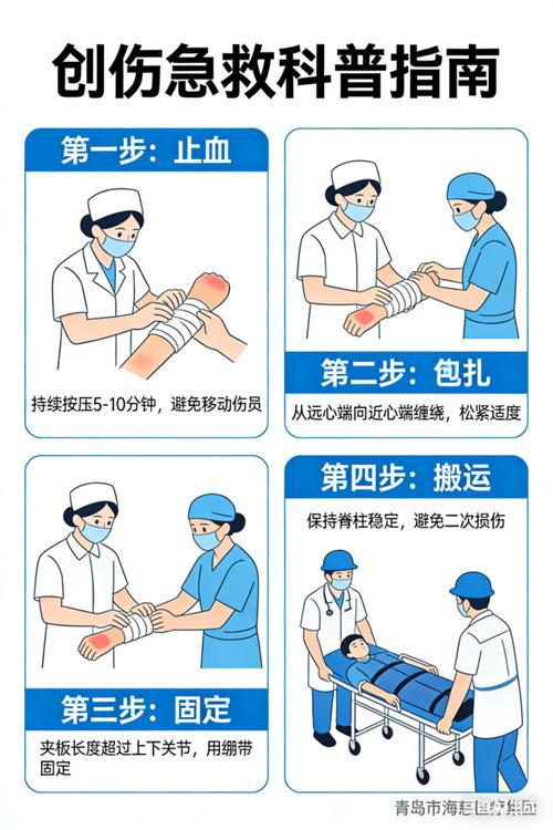 一步一步来：不同位置止血包扎这么做