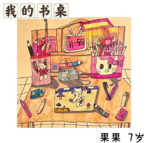 书桌上散落着教育内容创业规划便签纸和手绘用户画像草图