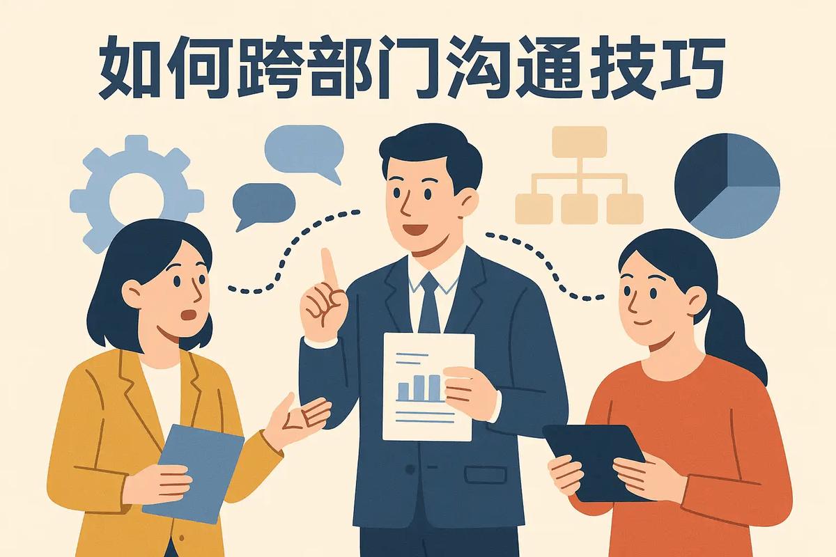职场跨部门合作沟通困难示意图