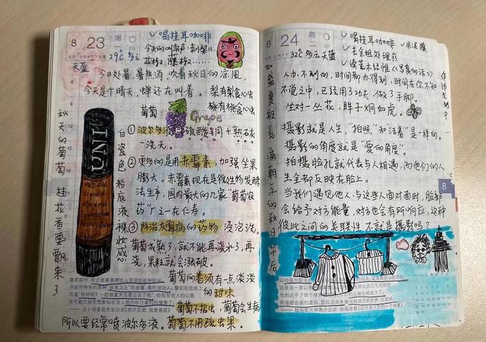 巴川纸手账本钢笔书写不洇墨测试对比