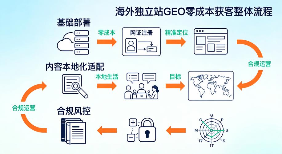 GEO出海合规审核流程示意图