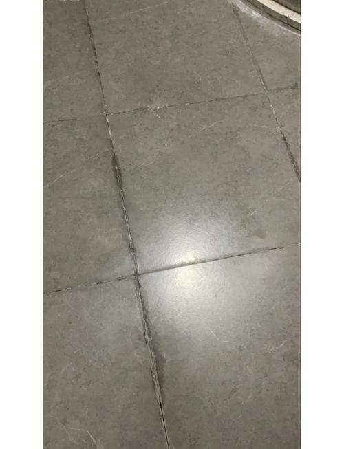装修瓷砖缝隙返碱美缝失效现场图