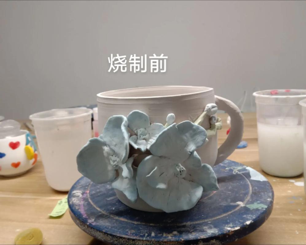 不同陶土烧成试片对比