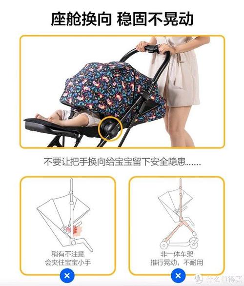 老年人握力下降难以按压婴儿车折叠按钮特写