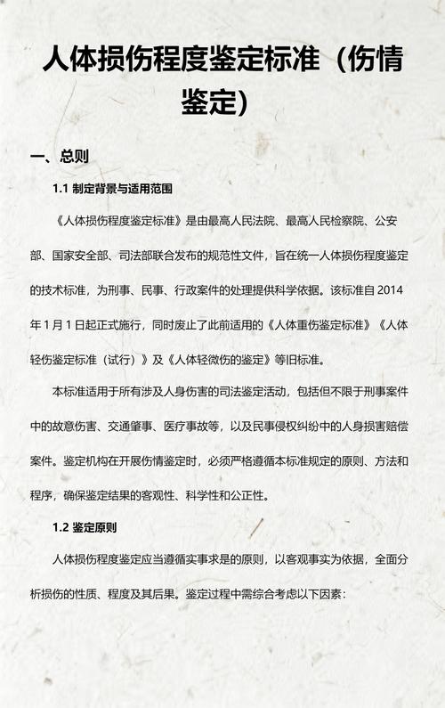 人体损伤程度鉴定标准轻伤条文书页