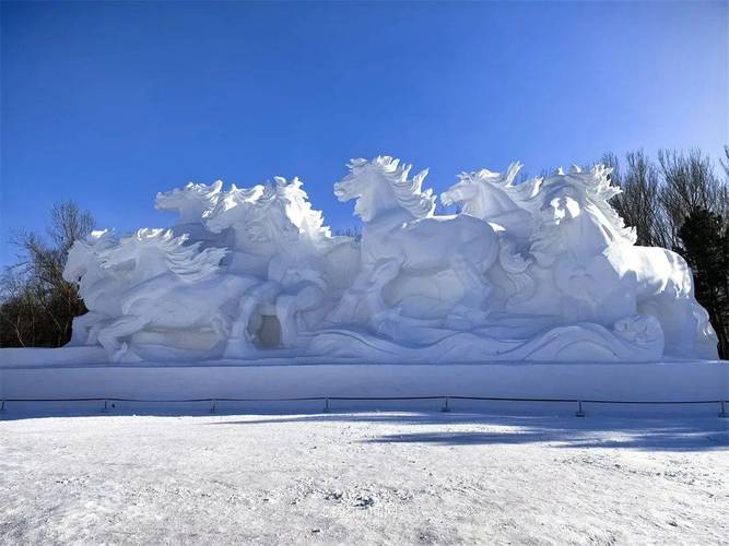 太阳岛雪博会冰雕