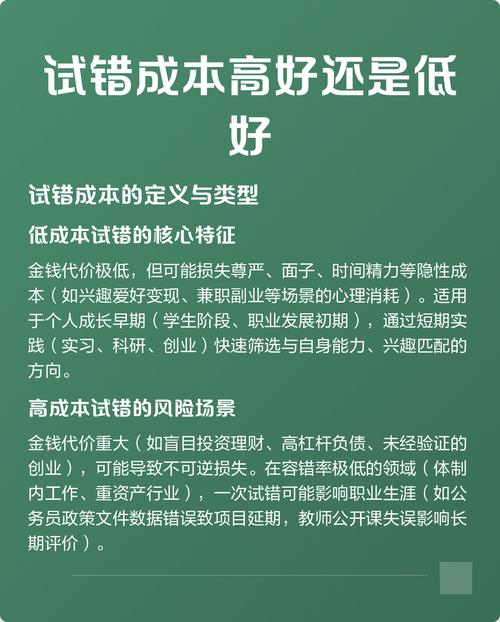 怎么选才能把试错成本压到最低