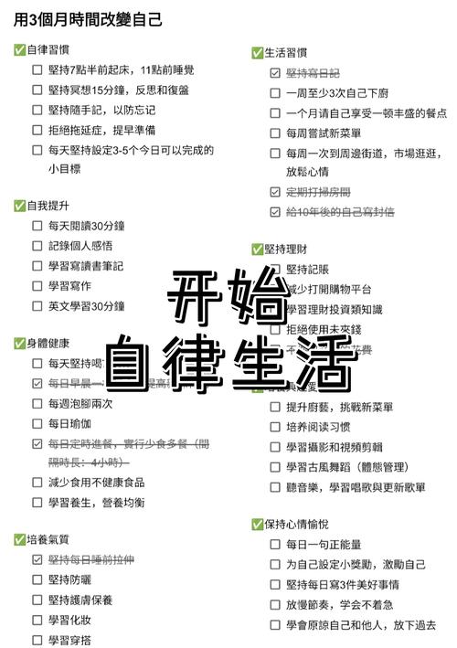 一个可以立刻上手的行动清单