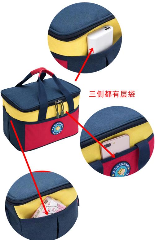 分仓便携式野餐保温包内部结构