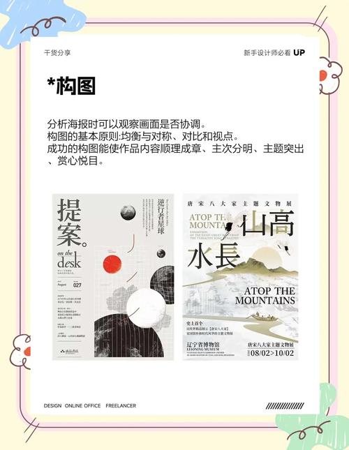 设计教程海报拆解分析笔记示意图