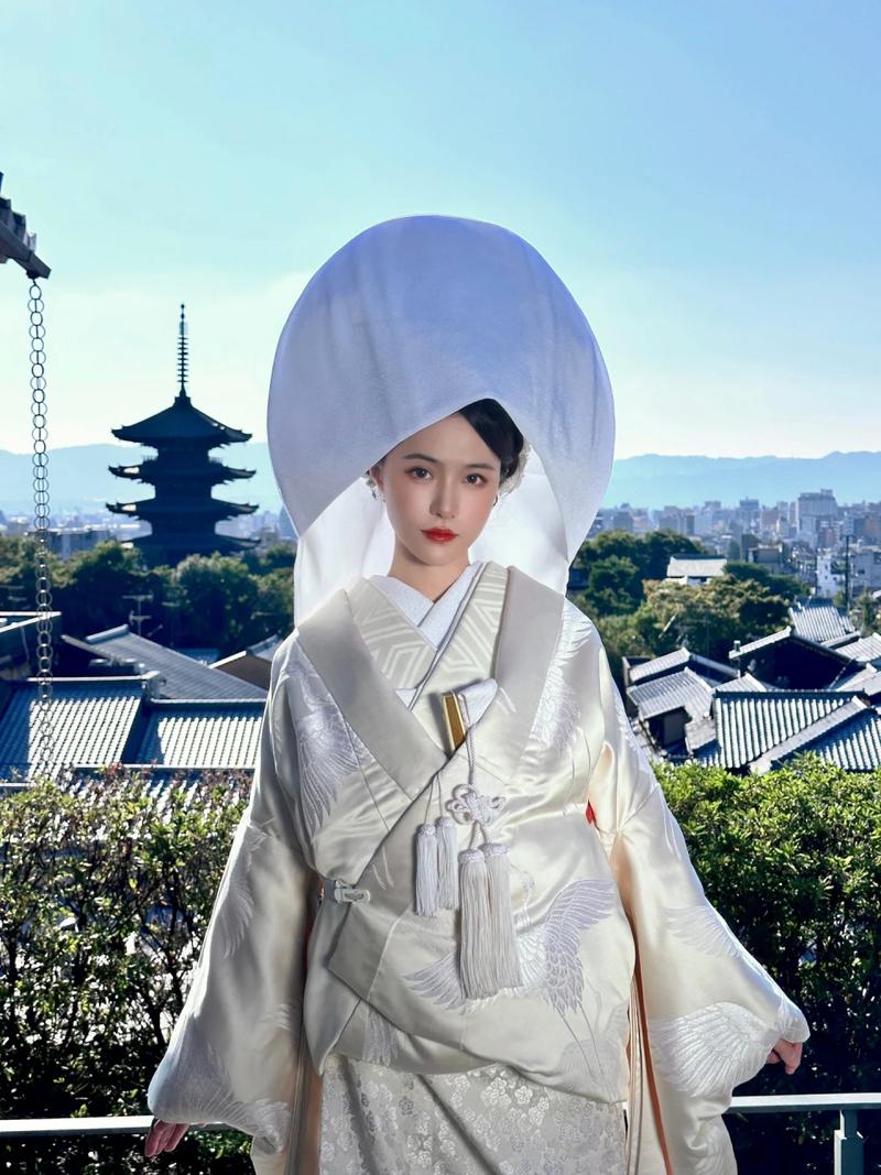 日式婚纱照白无垢造型新娘肖像