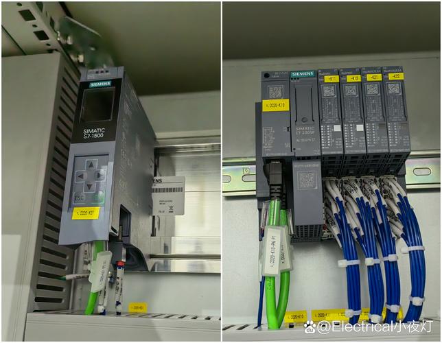 工厂生产线安装的西门子PLC模块实拍