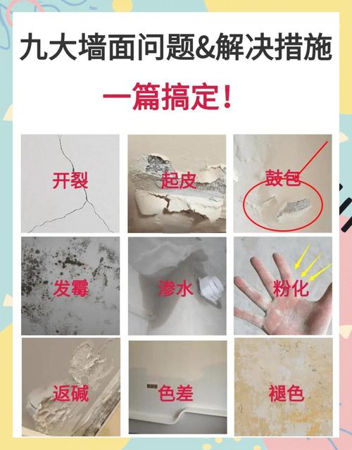 墙面改色施工验收类问题