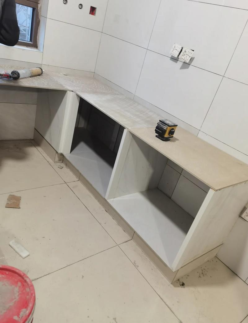 家用厨房硅酸钙板间隔墙完工实景