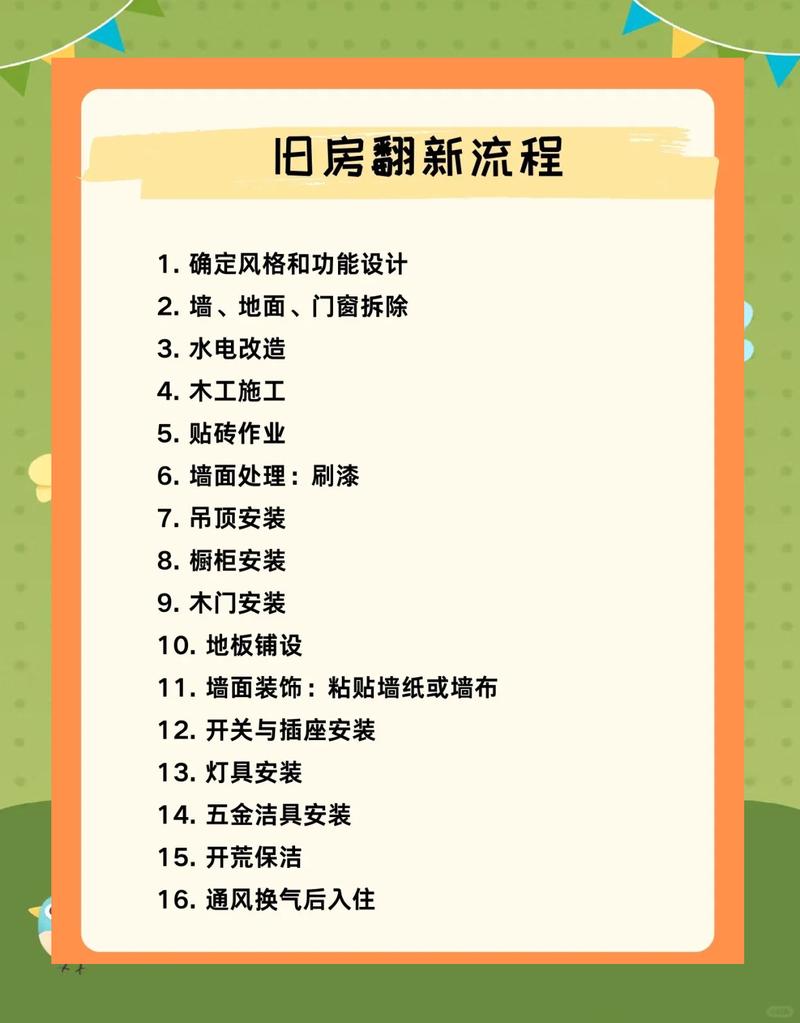 收尾验收类旧房翻新技巧