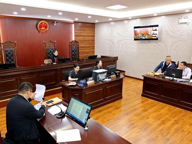 人民法院行政审判庭开庭实景