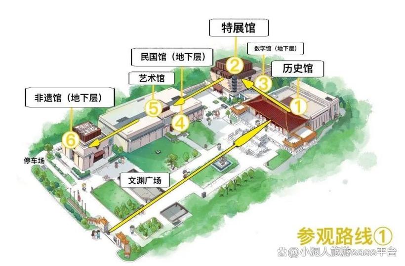 南京博物院智能导览小程序交互界面