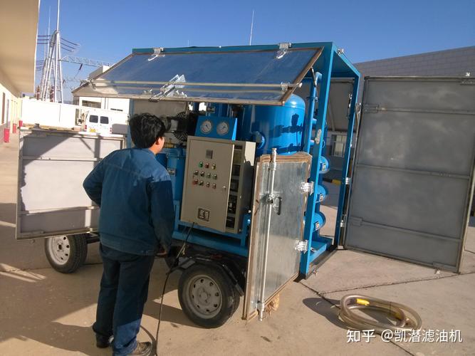 变压器油真空滤油机工作现场