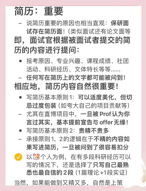 保研面试准备误区剖析图