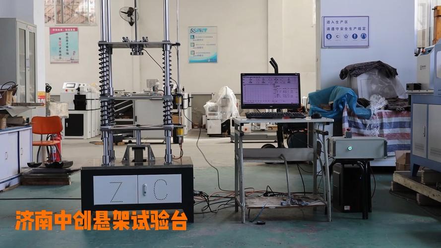 数控汽车悬架弹簧成型机成品弹簧检测现场