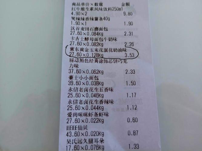 问题食品购买凭证保留示例图