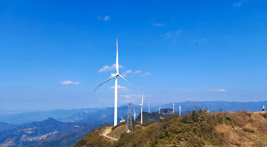 南京江北风力发电场实景