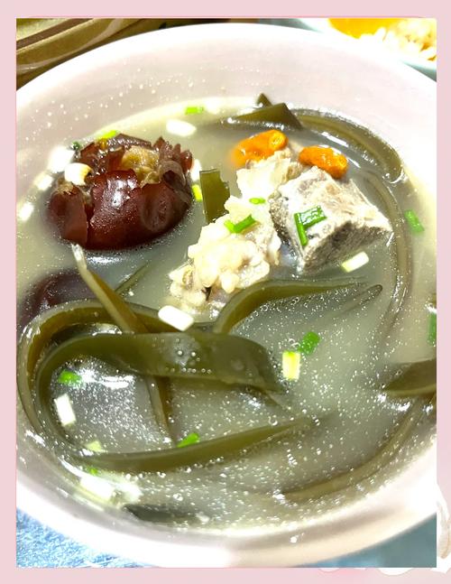干贝海带香菇清汤成品照片