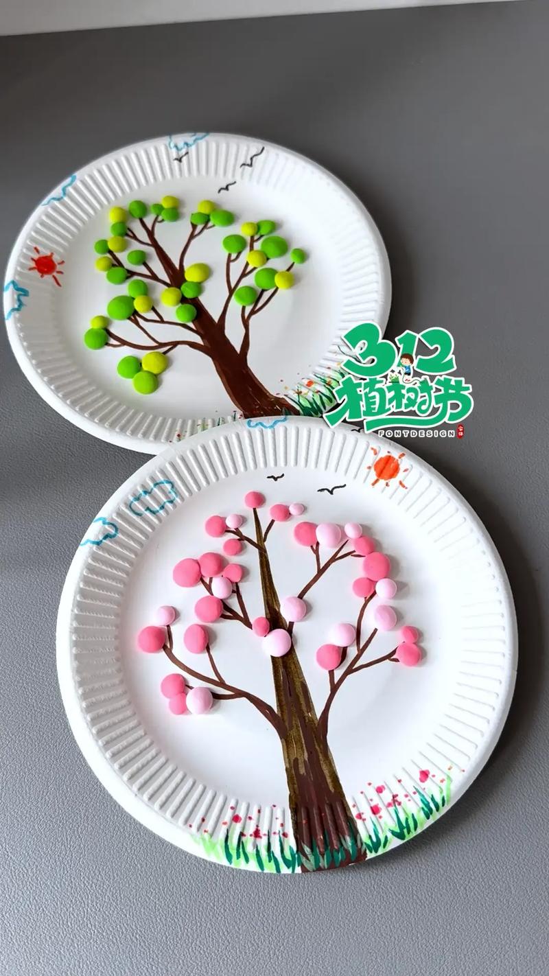 手残党家长陪孩子做幼儿园手工