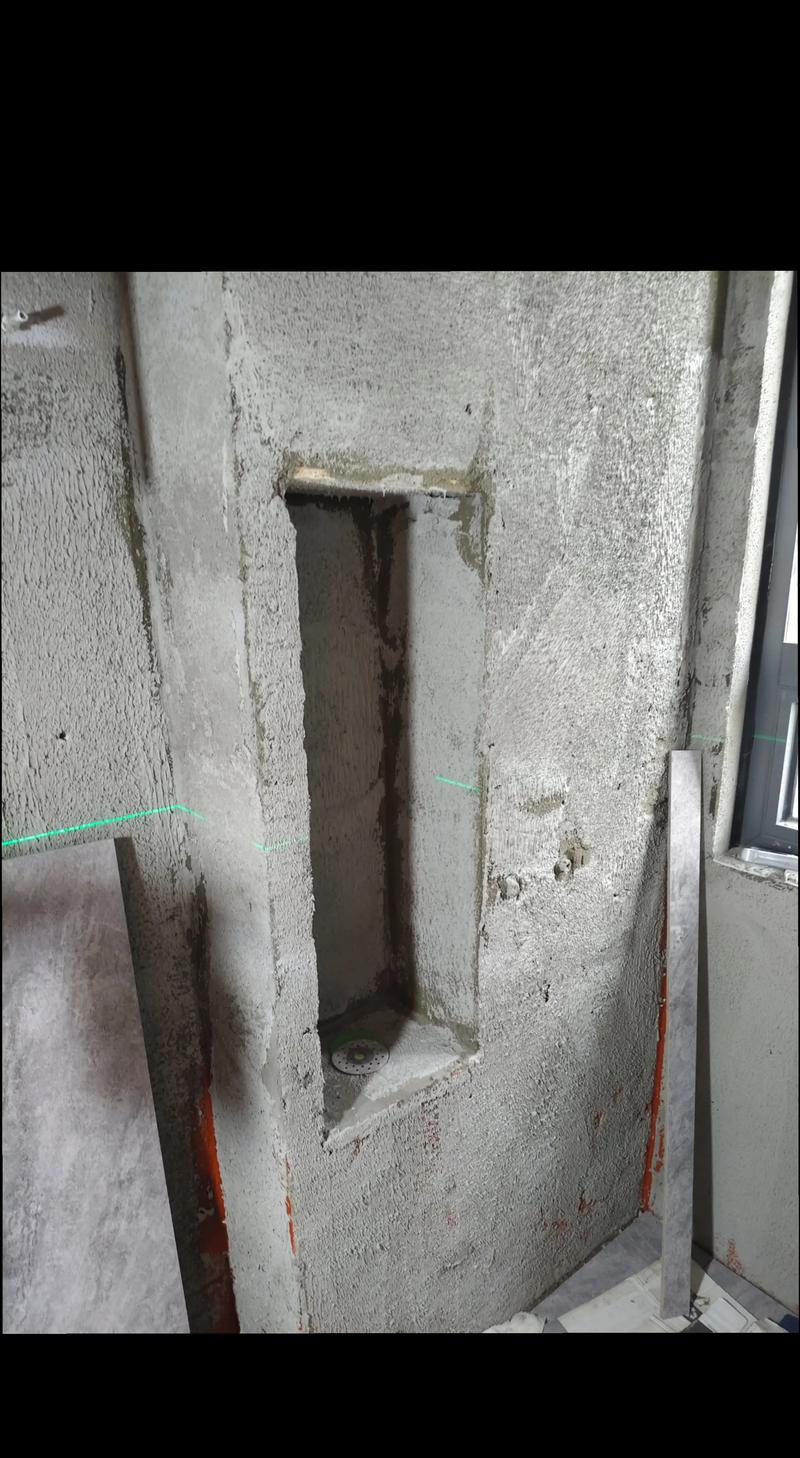 新砌墙体预留壁龛施工示意图