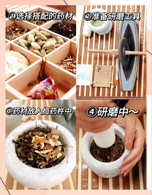 自制柑橘皮驱虫香包晾晒过程